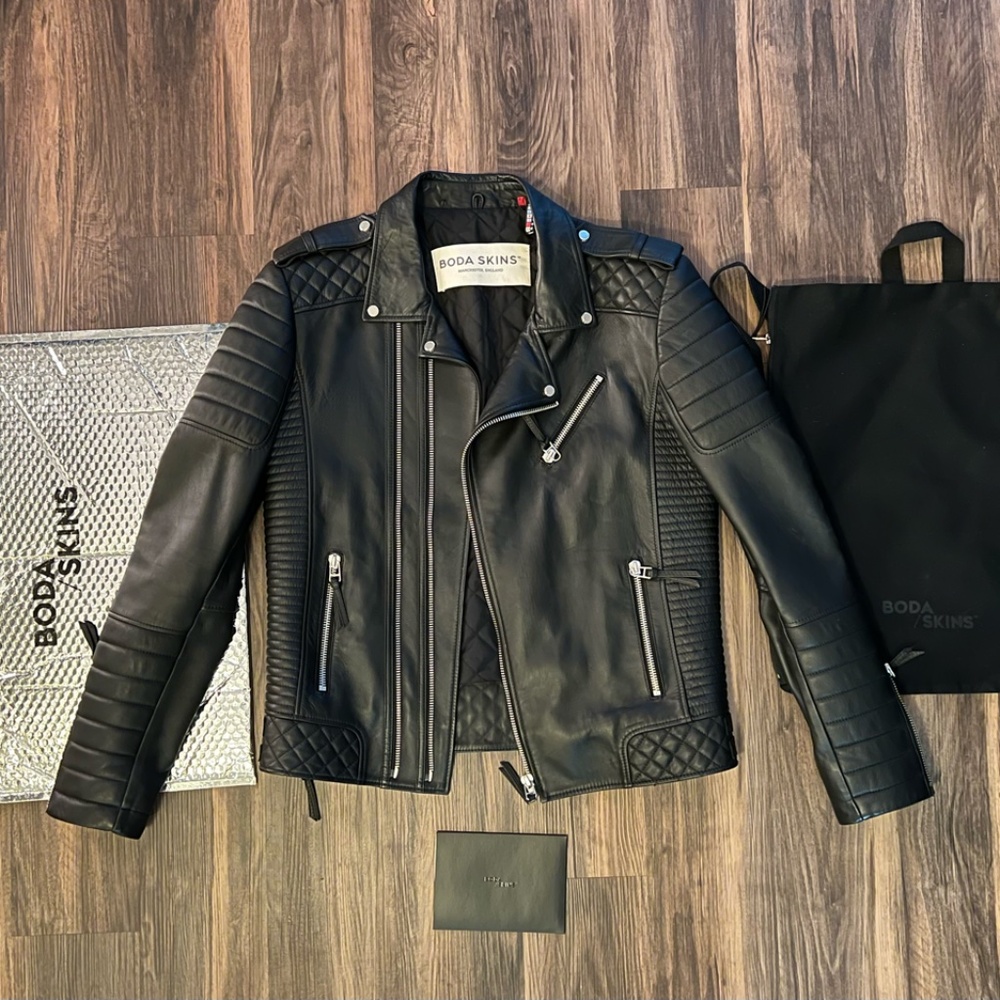 Boda Skins Kay Michaels Leather Jacket (Large, Black)